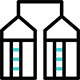 Swing bend panels, valve blocks